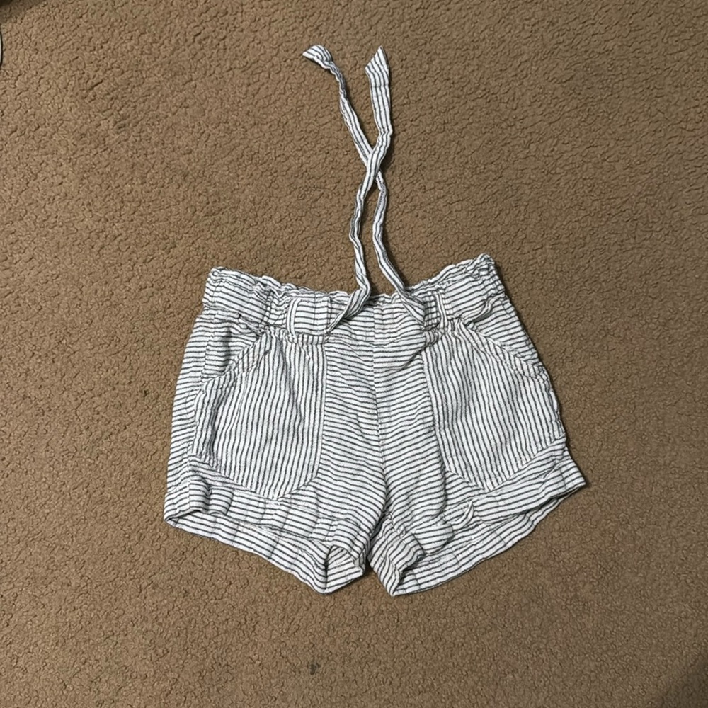 Striped shorts stretchy